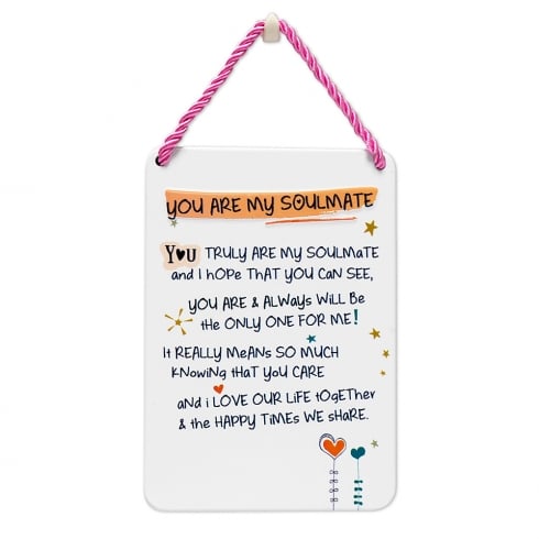 WPL Tin Plaque You Are My Soulmate